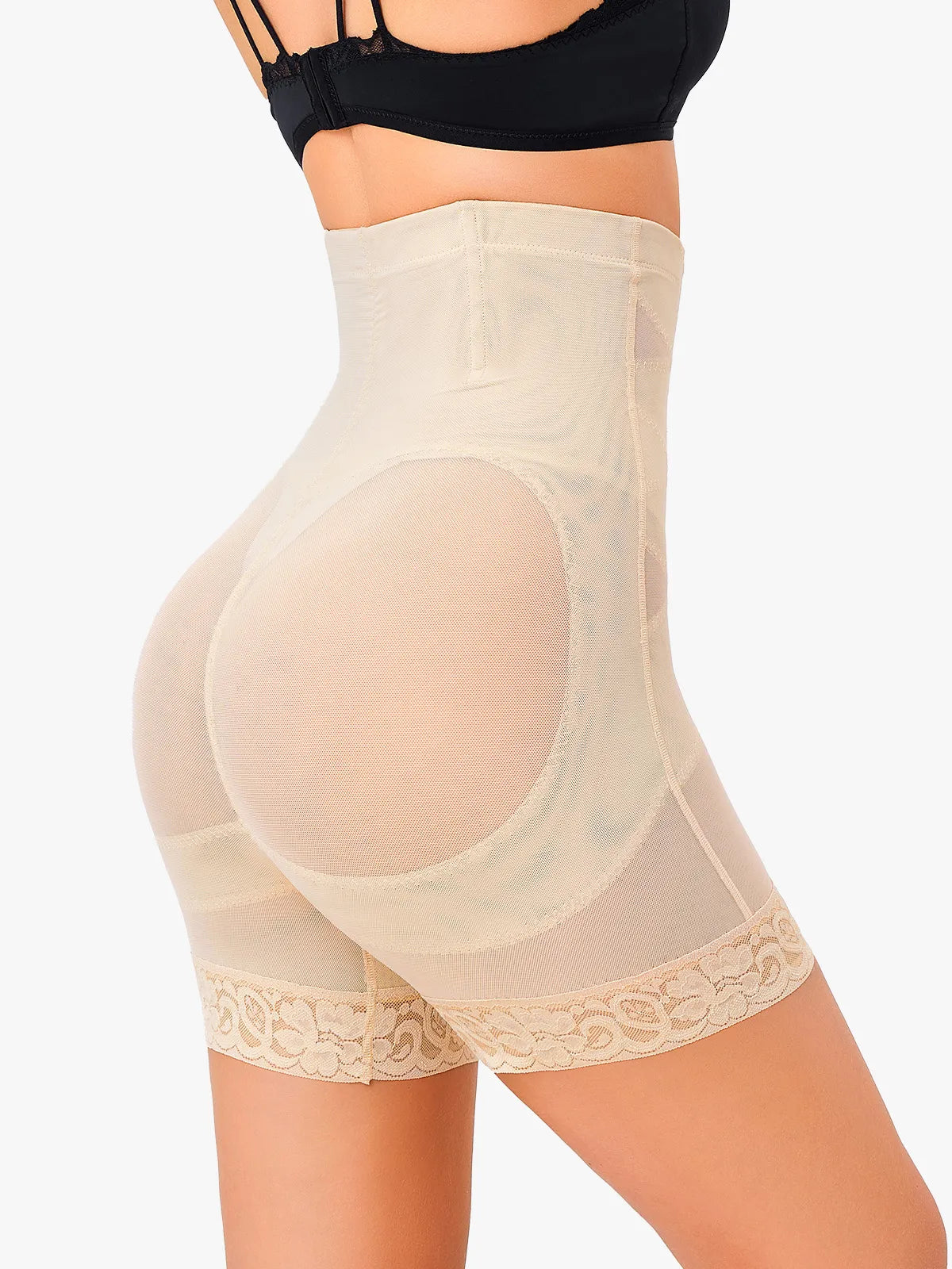 Body tummy control gris – Gainage abdominal, longueur cuisses